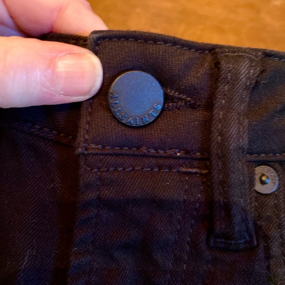 💥AllSaints Stilt Jet Black Jeans💥 NWOT - Picture 6 of 13